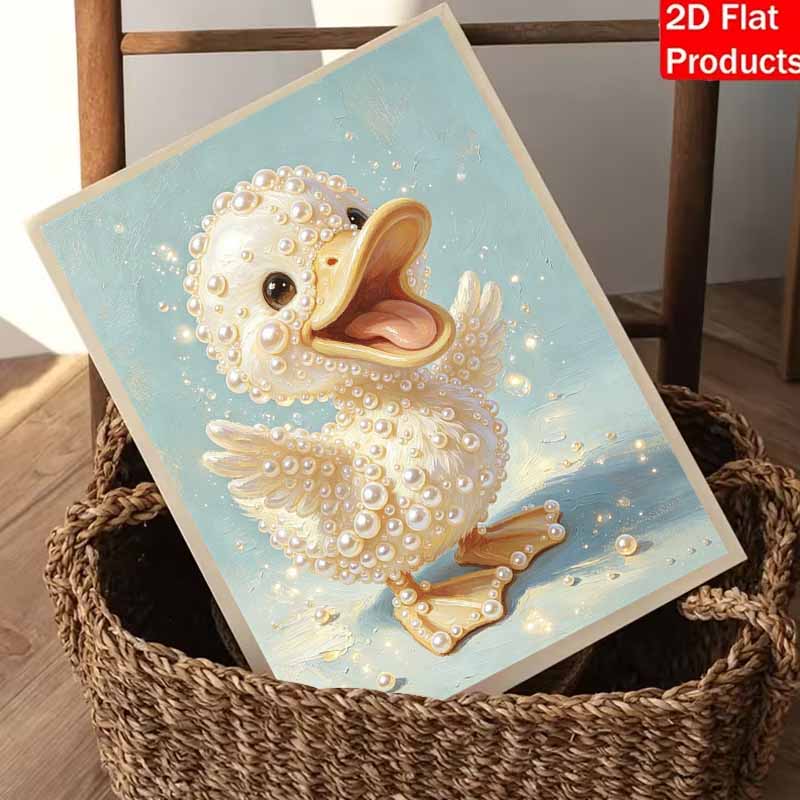 Набор для рисования жемчугом DIY милая утка животное искусство домашний декор живопись
