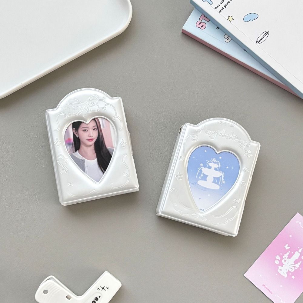 32 Pockets Photocard Binder Album 3 Inch Kpop Photo Card Book Holder Mini Photo Album