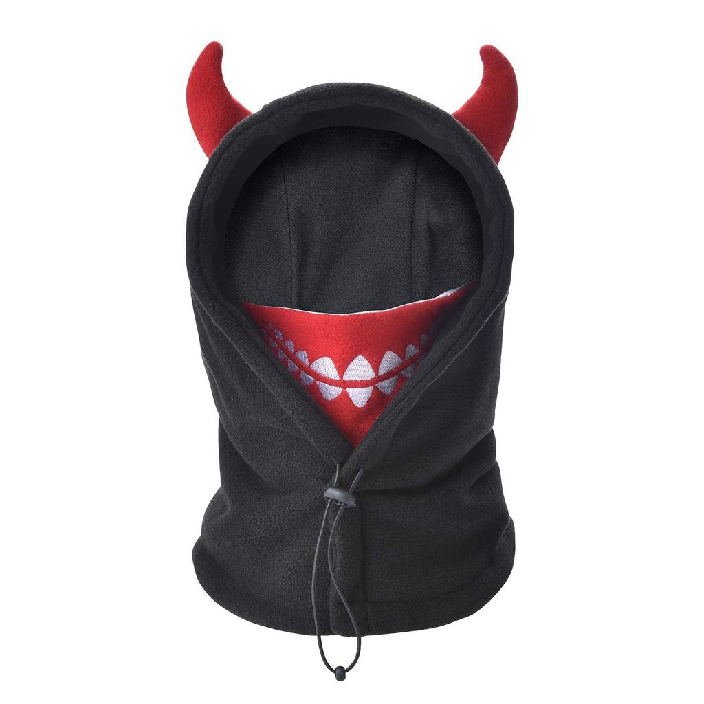 Детская зимняя теплая маска для катания, шапка-балаклава, шапка-пуловер, флисовая снежная шапка