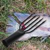 Barbed Fish Spear Sharp Spring Steel Impact Resistant Fishing Fork for Fishing