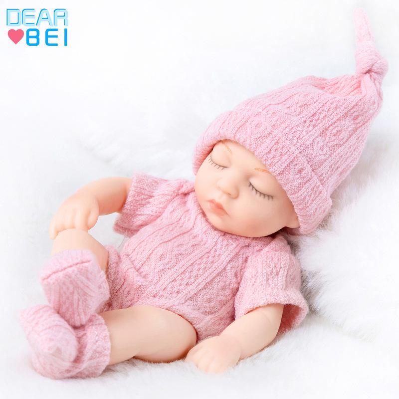 7-дюймовая мягкая виниловая кукла реборн, мини-фигурка