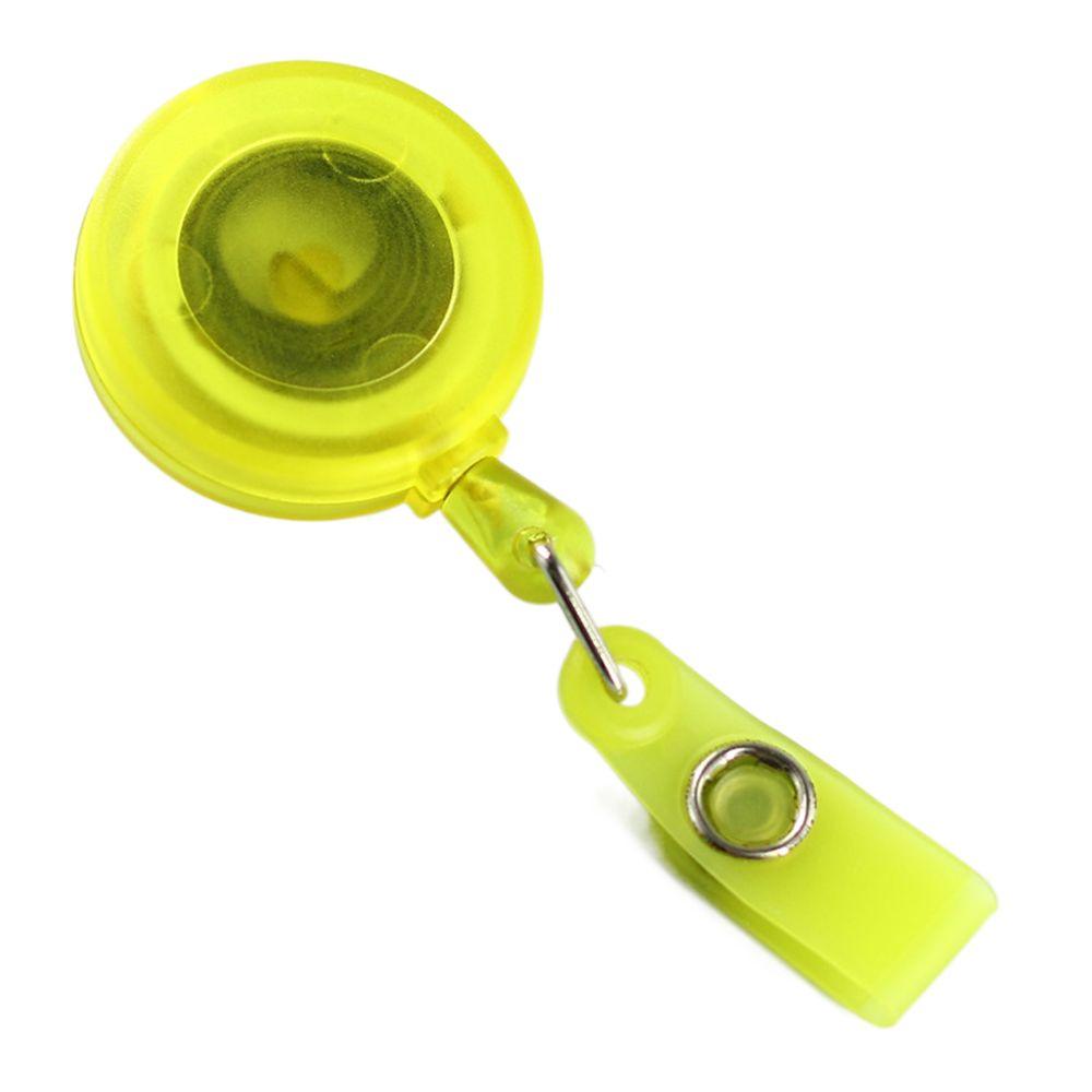 Belt Clip Retractable Badge Reel Key Ring Chest Card ID Card Holder Anti-Lost Colorful Easy-to-pull Buckle Office Suppliers