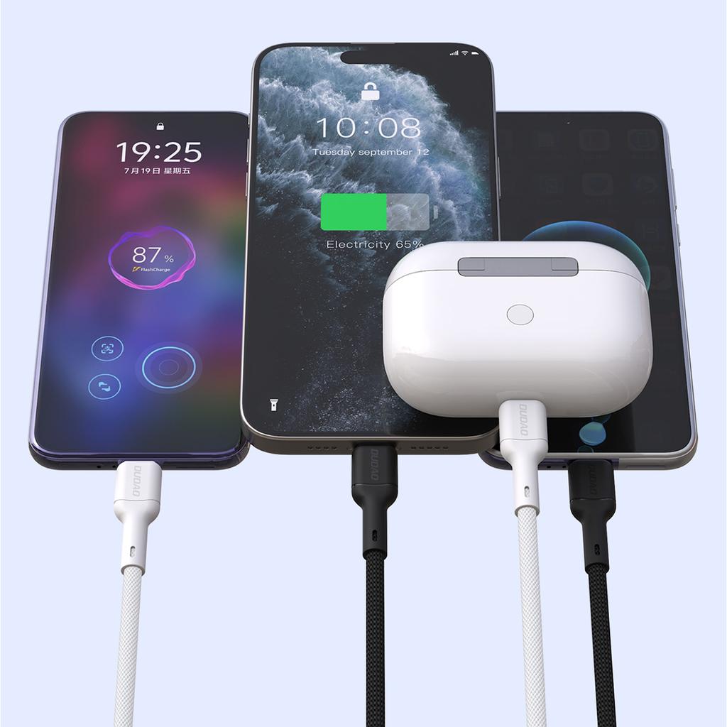 Kabel przewód USB-C - iPhone Lightning 30W 1m - czarny
