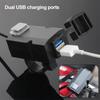 12 В-24 В USB-зарядное устройство для мотоцикла QC3.0/3.1A, двойной USB-порт, водонепроницаемый адаптер для зарядного устройства на руль мотоцикла с переключателем, аксессуары для мотоциклов