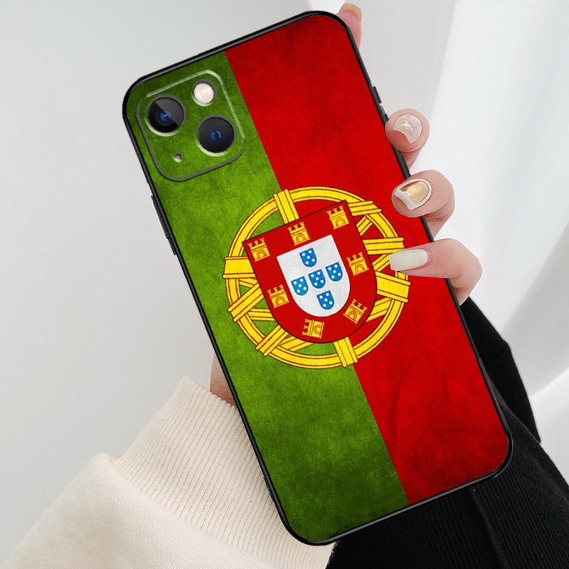 Portugal Flag Phone Case For iPhone 17 Pro Max 16 15 14 11 12 13 Pro Max mini 15 16 Plus 16e 17 Air Cover