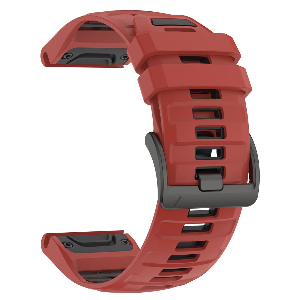 Спортивный ремешок Quickfit 22 мм 26 мм для Garmin Fenix 8 47 мм 51 мм Оригинальный силиконовый ремешок для Fenix 7 7X 6 6X Pro 5X 5Plus 965 Браслет