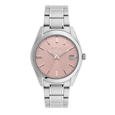 Часы SEIKO кварцевые заморские модель розовые SUR523P1 мужские [предмет]