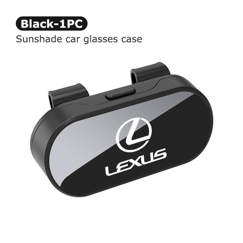 HFHT9 For Lexus Car Sun Visor Sunglasses Clip Box Glasses Case CT ES GS NX IS250 RX350 IS200 LX570 UX250h CT200h