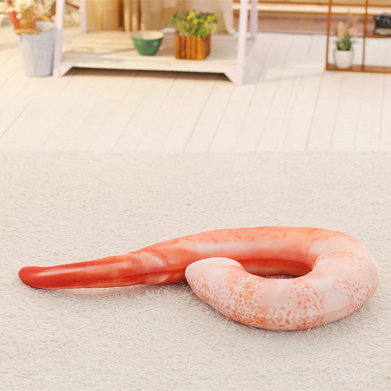 1 шт 100 см гигантская креативная плюшевая очищенная креветки мягкая игрушка плюшевая игрушка U подушка для шеи креветки P