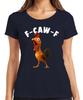 FCawF Funny Chicken Cartoon Rooster Farm Gift Humor Joke Ladies TShirt