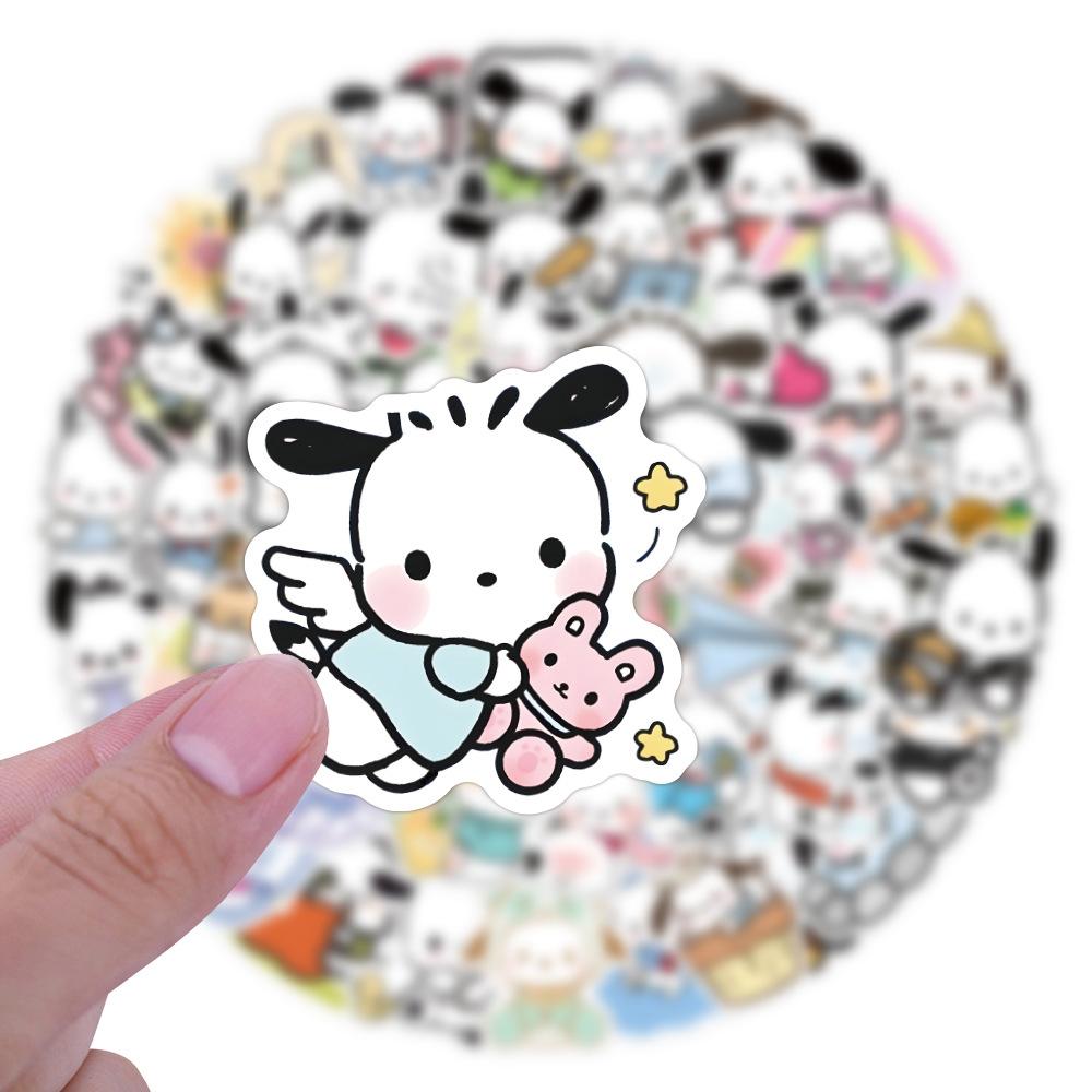 10/30/60/120 шт. Милые мультяшные наклейки Pochacco Кавайные аниме-наклейки для граффити DIY Декорации для чемодана, ноутбука, чехла для телефона
