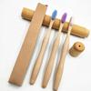 2019 Private Label Bamboo Round Handle Soft Charcoal Bristle Toothbrush for Kids