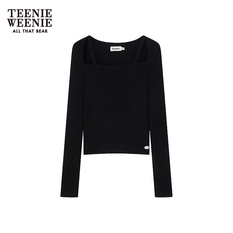 Teenie Weeniebearnova 2025 Autumn Women's Stylish Off-Shoulder Sweater