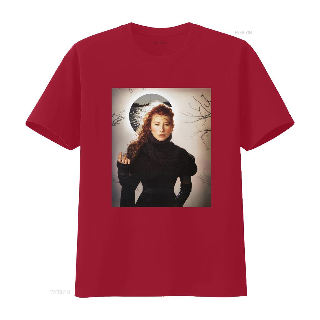 Tori Amos T Shirt vintage Washed Slightly Casual Top For Everyday Wear graphic Unisex Comfortable fashion designer clothes