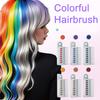 Portable Folding Hair Chalk Comb Temporary Hair Color Dye Halloween Christmas Cosplay Party Disposable Washable Hair Chalk Brush