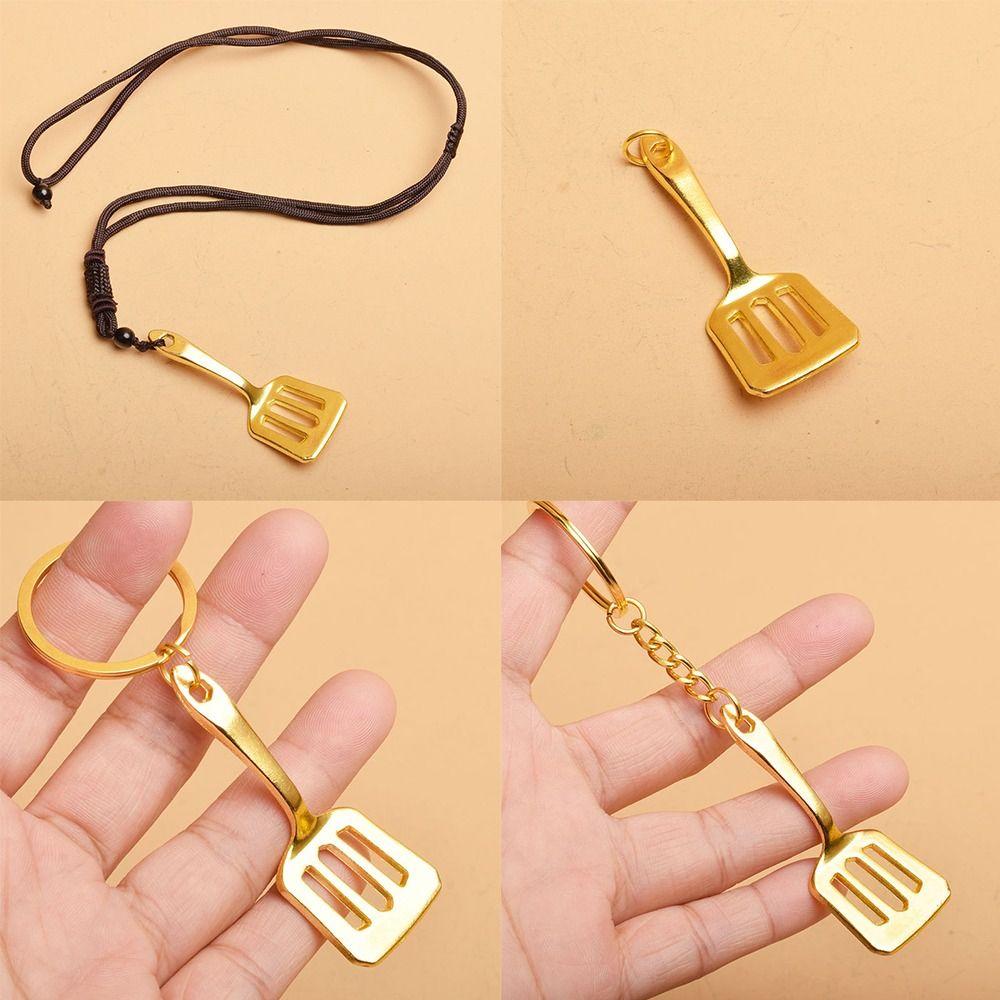 LOL TFT Teamfight Tactics Keychain Necklace Figure Game Peripheral Mini Gold Shovel Keychain
