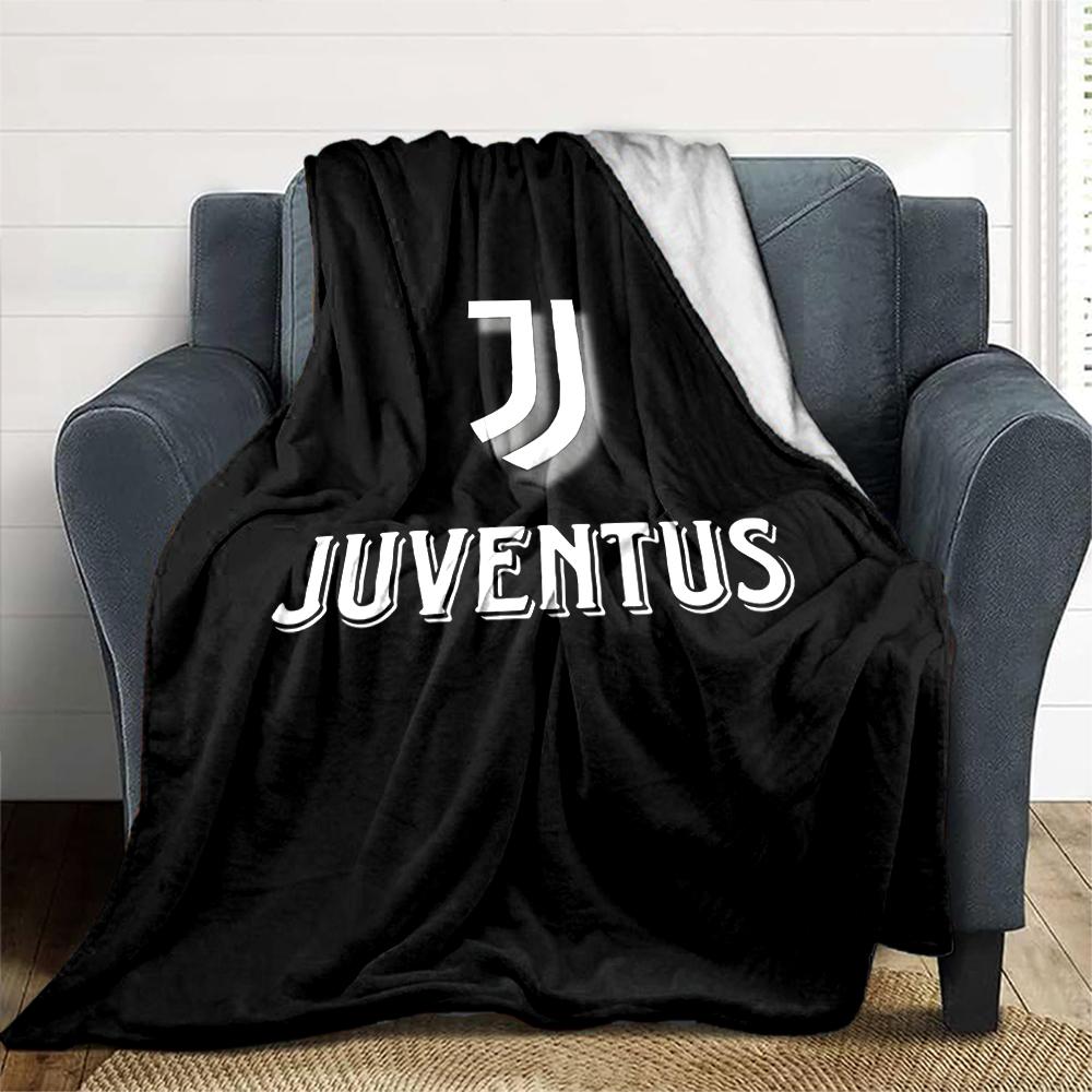 1pc Juventus Blanket, Gift, for Men and Women, Soft Blanket, Good for Sofa Bed Couch Travel, Lightweight Flannel Blanket