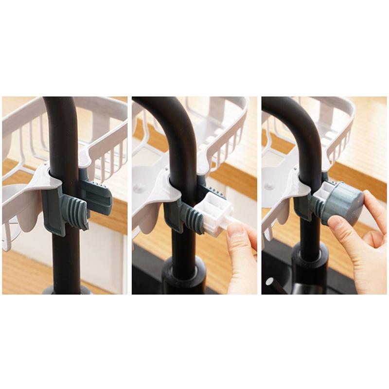 Сливная полка для раковины, держатель для губки, держатель для крана, сушилка для мыла, полка, корзина-органайзер