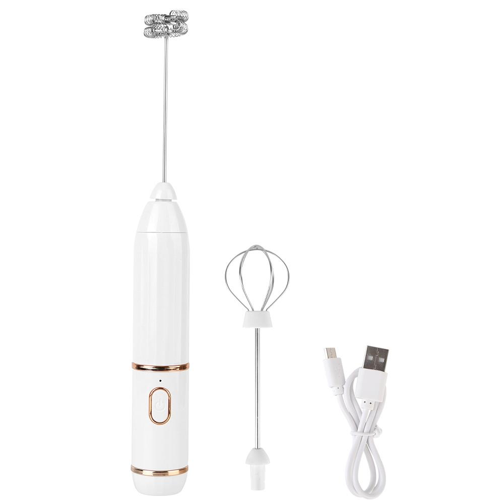 Electric Handheld Milk Frothers For Cappuccino Cream 3 Speeds Kitchen Egg Whisk Mixer Rechargeable USB Mini Coffee Maker Whisk