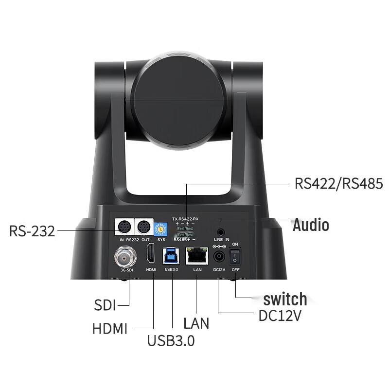 XunErWei 4K AI Tracking PTZ Conference Camera (CN version)