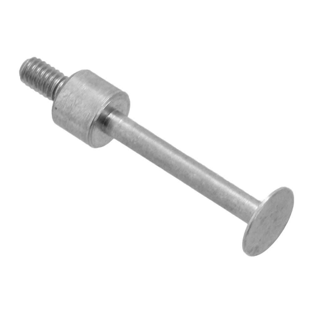 High Speed Steel Flat Contact Point M2.5 Thread Dial Gauge Probe For Depth Gauge
