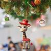 Christmas Modern Home Decoration Christmas Hanging Cartoon Giraffe Pattern Xmas Tree Hanging Car Hanging Festive