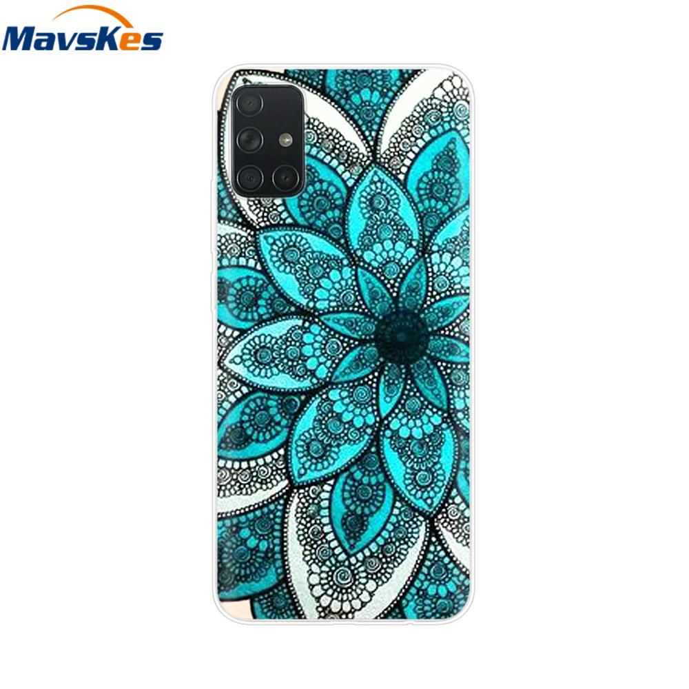 Чехол для Samsung Galaxy A51 Силиконовый Прозрачная Задняя Крышка Чехол для Телефона для Samsung Galaxy A71 SM-A715F A515F A 51 71 Чехол Fundas