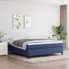 VidaXL Divan Bed with Mattress Blue 180x200 Cm Fabric - Model 3144445