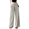 Loose Casual Printed Stripe Wide Leg Pants Cross Border Women's Summer Pants Women Draped Pant