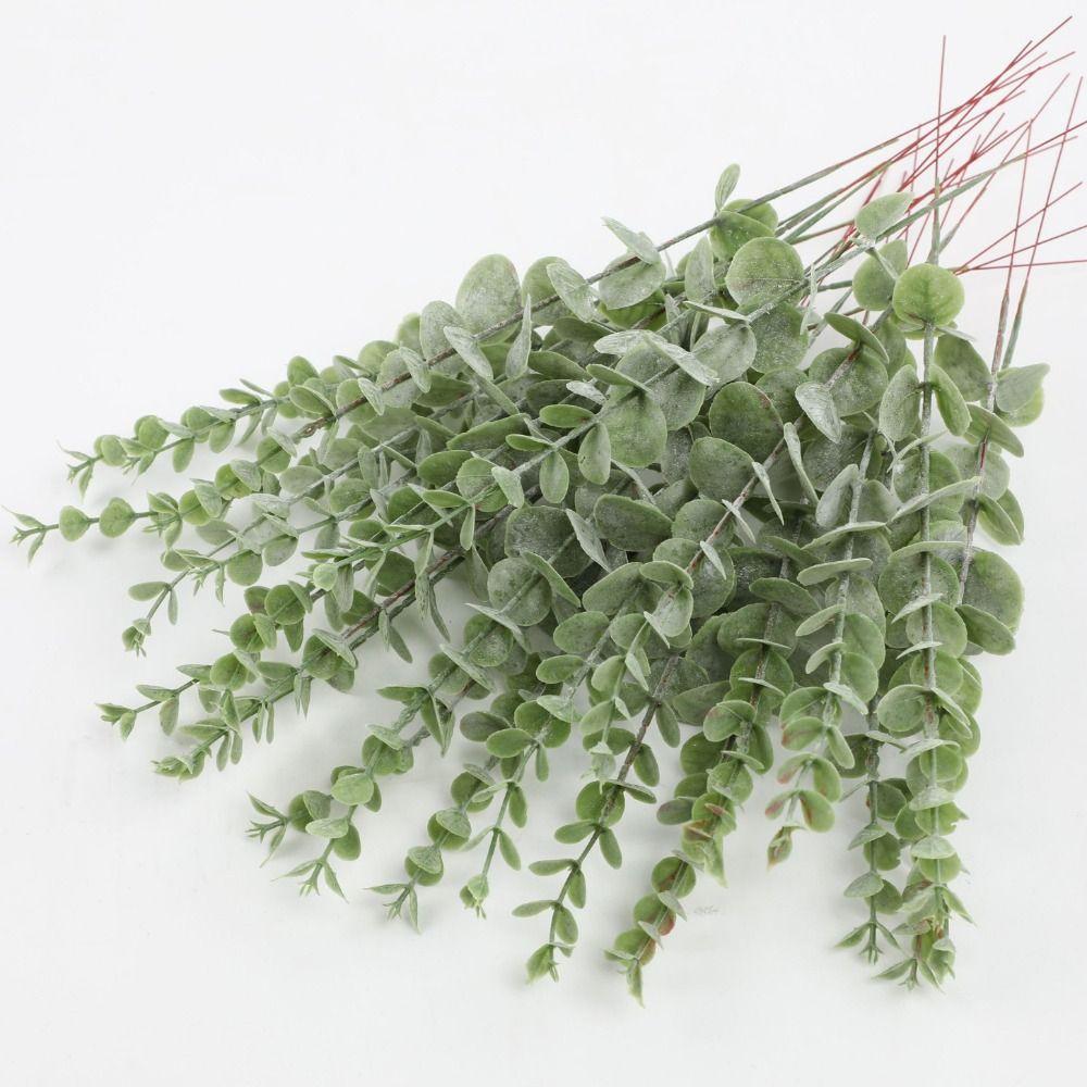 10 шт./набор Имитация Поддельные Растения Эвкалипта Искусственный Лист Эвкалипта Легко Использовать Вечеринка