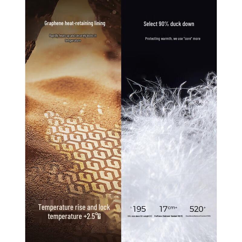 Женский пуховик с капюшоном из графена