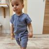 Toddler Kids Baby Boy Girl 2PCS Clothes Set Short Sleeve Tops T-shirt Short Pants Outfits