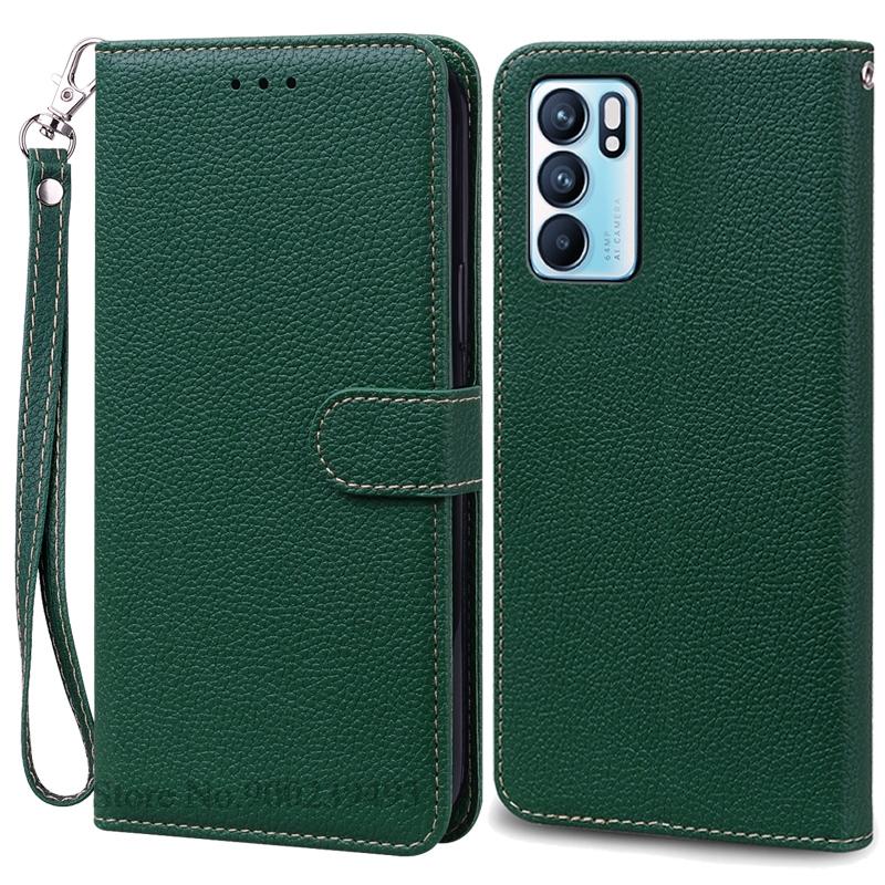Для OPPO Reno 6 чехол-кошелек кожаный флип-чехол для OPPO Reno 6 5G чехол OPPO Reno 6 Pro 5G чехол для телефона Reno6 Pro Plus Coque Fundas