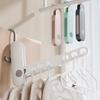 Portable Foldable Clothes Hanger with 7 Holes Multi-functional Drying Rack for Travel Hotel Business Trip Lightweight Space Saving Organizer