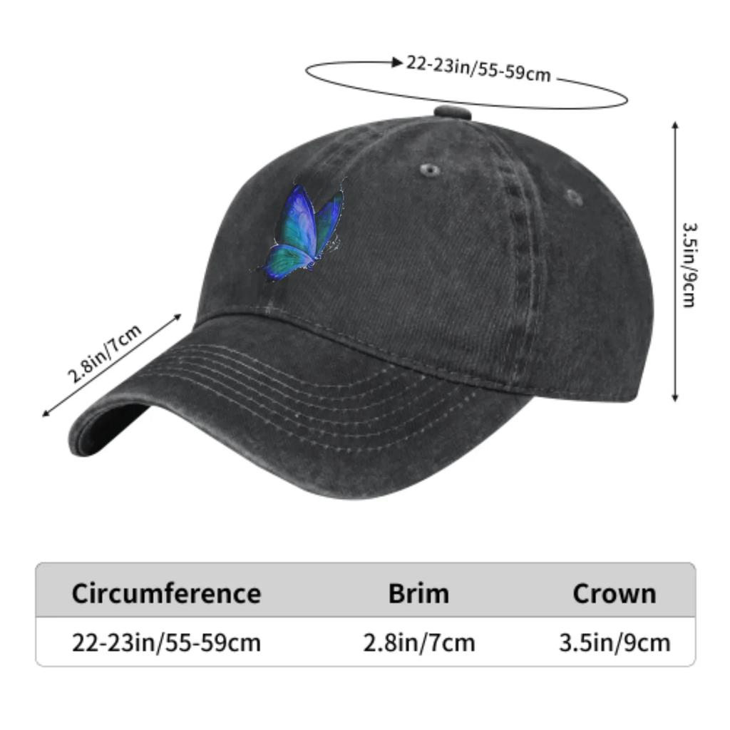 Monarch Butterfly Summer Classic Fashion Men Trucker Hat Cotton Breathable Women Cowboy Cap Outdoor Leisure Basketball Caps