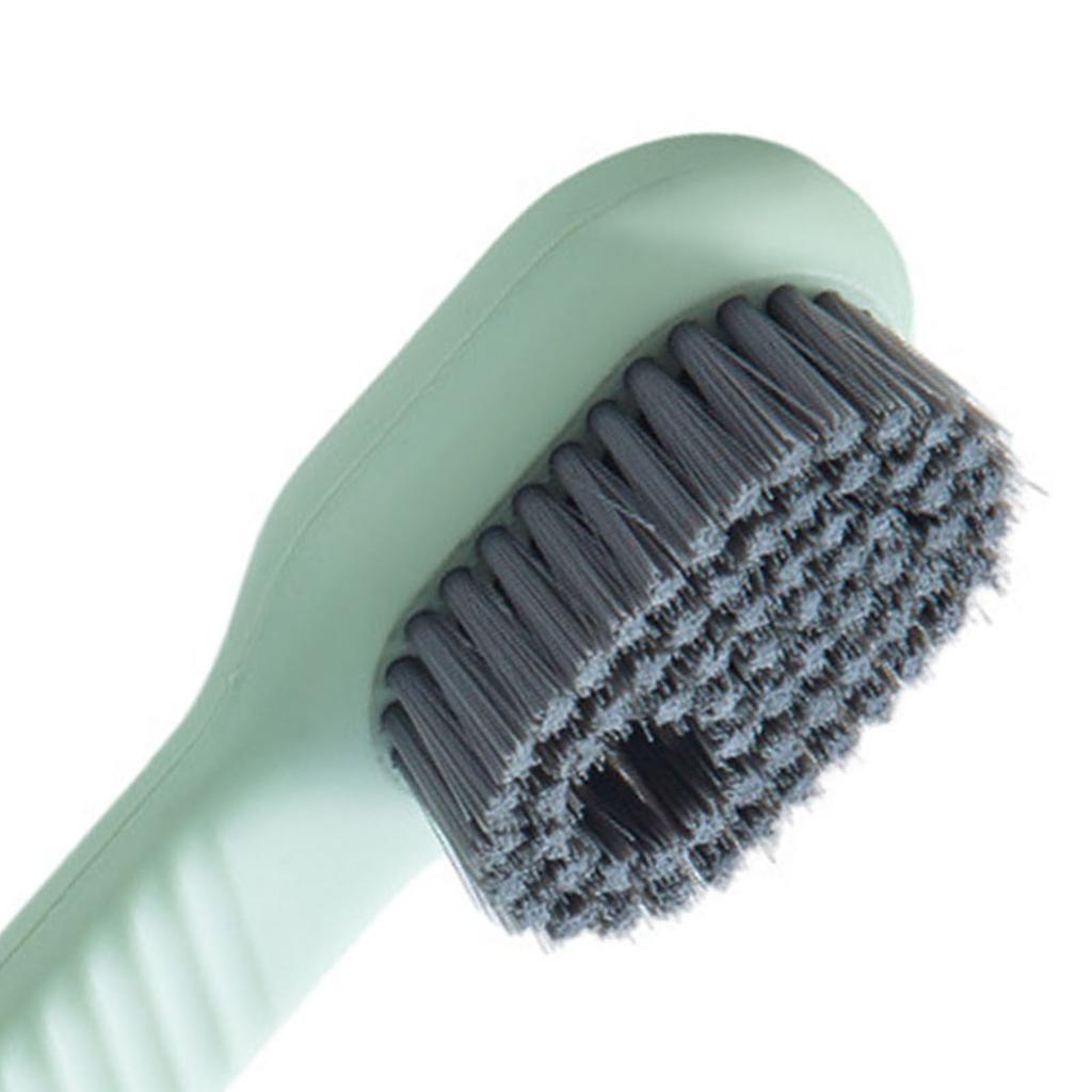 Shoe Cleaning Brush Long Handle Scrub Brush with Soap Dispenser Multifunctional Brush for Bathroom