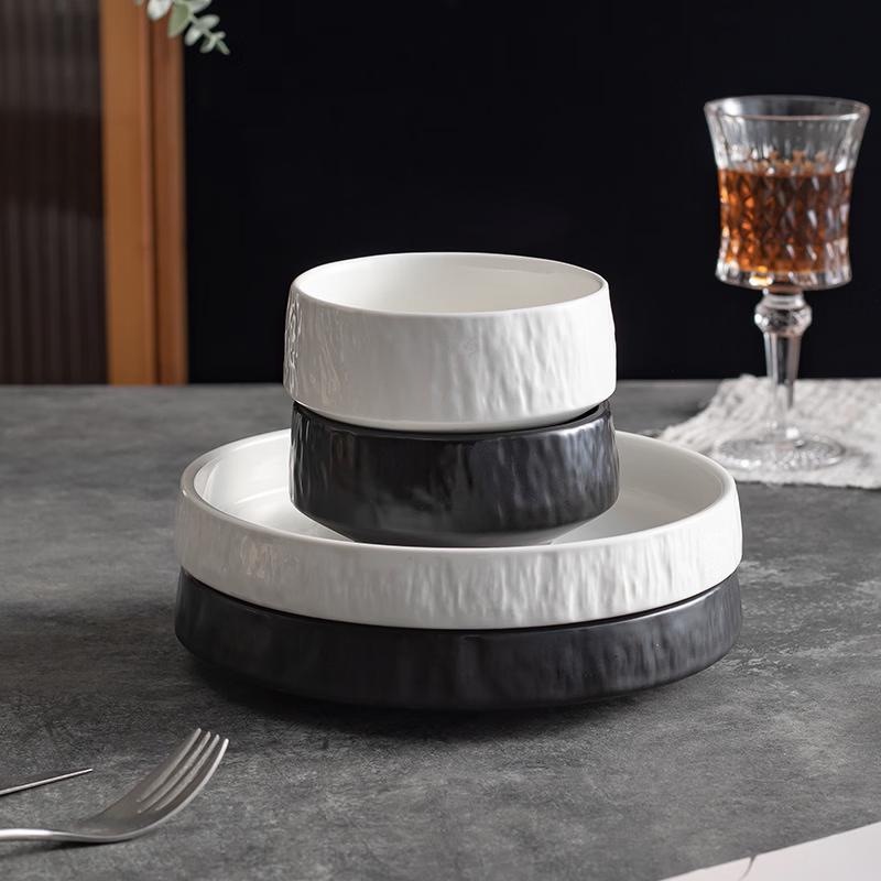 Stone Pattern Dinner Bowl