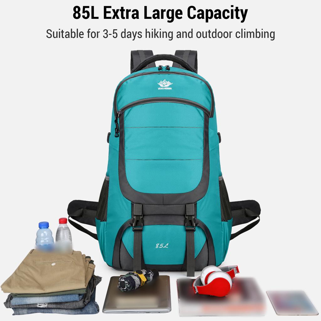 Extra Large Backpack 85L Large Capacity Travel Backpack Hiking Camping Backpack Outdoor Large