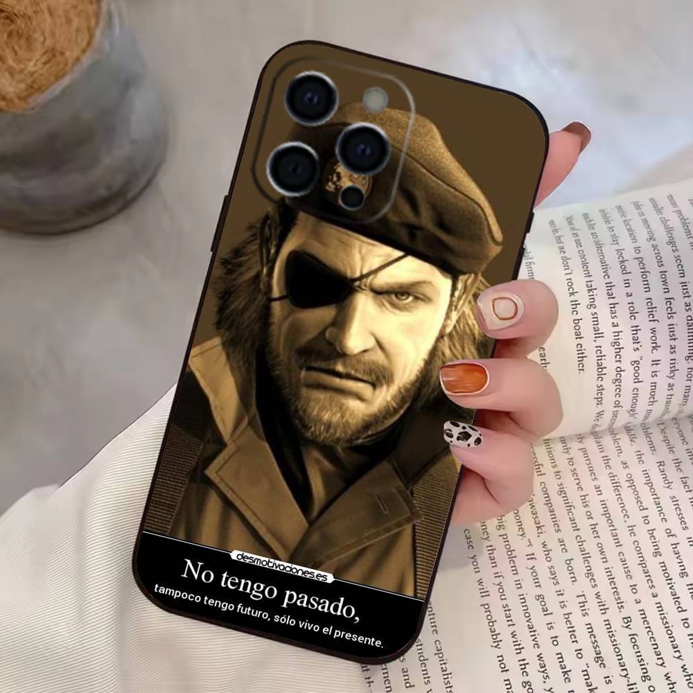 G-Game Metal Gear Solid Phone Case For iPhone 17, 16,15,14,13,12,11 Plus,Pro Max, Others Soft Black Cover