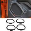 Car Door Audio Speaker Decoration Cover Ring Frame Trim Stickers for Jeep Renegade 2016-2022 Auto Interior Mouldings
