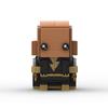 Building Block Compatible, Creative Black Adam Square Head Boy, Small Particles Build Building Block Model Children'S Gift