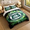 Bedding Set 1 Duvet Cover 2 Pillowcases Plymouth Argyle FC Print Soft Bed Linen Bedroom Decor
