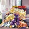 Dragon Ball Print Blanket Warm  Comfortable Flannel Blanket Suitable for Bedrooms, Sofas, Beds, Chairs, Picnics, Travel