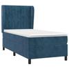 Maison Exclusive - Sommier à lattes de lit avec matelas Bleu foncé 90x200 cm
