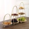1/2/3 Tier Bamboo Weaving Baskets Weave Storage Baskets Basket Tray Snack Display Stand  Home