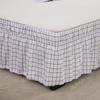Home Plaid Bed Skirt Without Surface Elastic Band Bed Skirt Wrap Around Ruffled Bed Skirt Couvre Lit Twin /Full/ Queen/ King