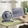 Desktop USB Fan Air Cooler Rotation Adjustable Angle For Office Summer Portable Fan USB Household Floor Table Fan