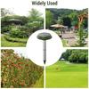 Waterproof 360 Degrees Mole Repellent Ultrasonic Solar Powered and Rechargeable Snake Repeller for Lawns Yard Garden