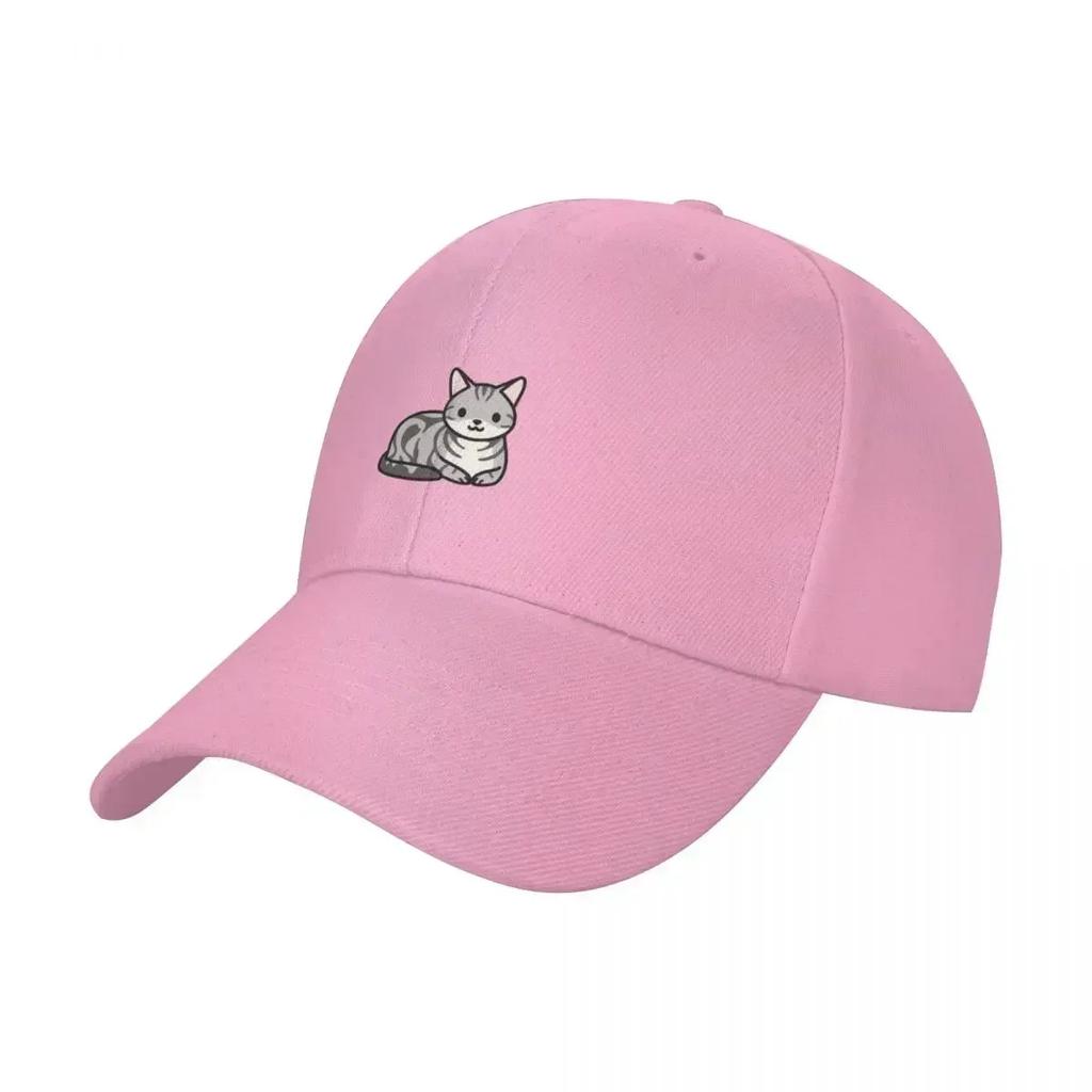 American Shorthair Cat Baseball Cap F Trucker Hat Military Tactical Cap Hats Unisex Womens