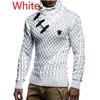 Мужской осенне-зимний вязаный свитер вязаный крючком куртка-свитер